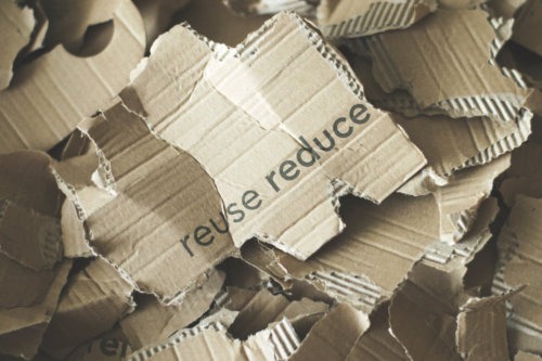 reuse reduce cardboard