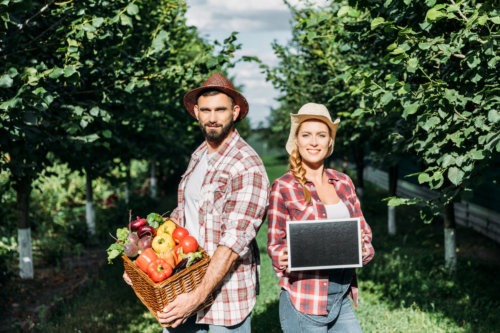 couple gardening in kansas city