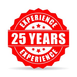 25 years experience