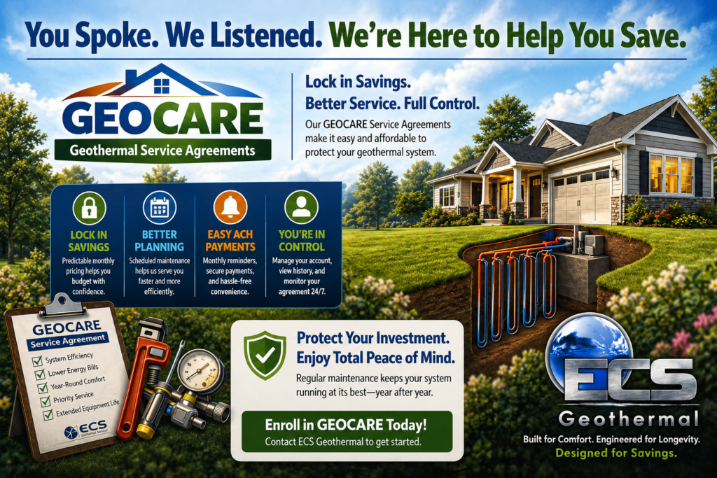 GEOCARE Service Agreements Built for Savings Convenience & Peace of Mind